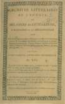 Archives litt&eacute;raires de l'Europe: ou m&eacute;langes de litt&eacute;rature, d'histoire et de philosophie par une soci&eacute;t&eacute; de gens de lettres. Suivis d'une Gazette litt&eacute;raire universelle. 1805 T.6 No.16