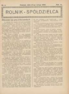 Rolnik-Spółdzielca 1926.02.21 R.3 Nr4