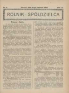 Rolnik-Sp&oacute;łdzielca 1926.04.18 R.3 Nr8