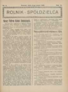 Rolnik-Sp&oacute;łdzielca 1926.05.02 R.3 Nr9