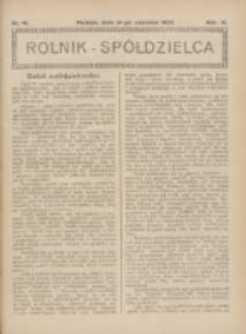 Rolnik-Spółdzielca 1926.06.13 R.3 Nr12