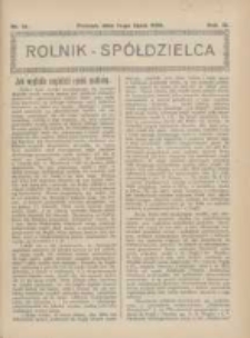 Rolnik-Sp&oacute;łdzielca 1926.07.11 R.3 Nr14