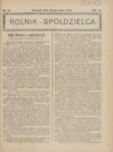 Rolnik-Spółdzielca 1926.07.25 R.3 Nr15