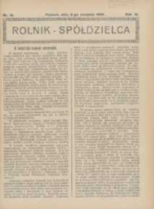 Rolnik-Sp&oacute;łdzielca 1926.08.08 R.3 Nr16