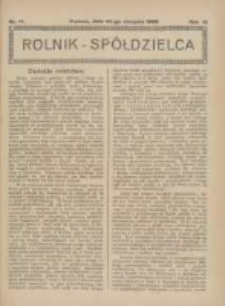 Rolnik-Spółdzielca 1926.08.22 R.3 Nr17