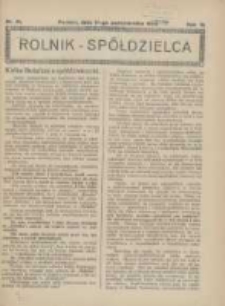 Rolnik-Spółdzielca 1926.10.17 R.3 Nr21