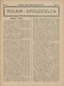 Rolnik-Sp&oacute;łdzielca 1927.01.23 R.4 Nr2