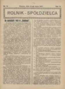 Rolnik-Sp&oacute;łdzielca 1927.07.24 R.4 Nr15