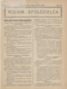 Rolnik-Spółdzielca 1927.12.11 R.4 Nr25
