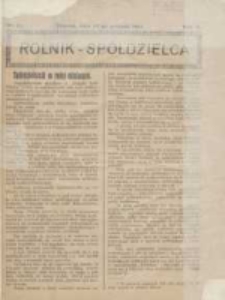 Rolnik-Sp&oacute;łdzielca 1927.12.25 R.4 Nr26