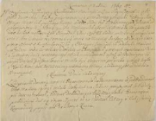 Excerpt z listów z Kamińca 02.12.1769
