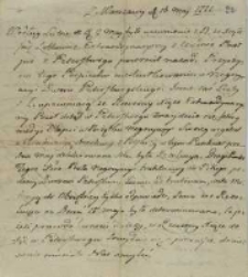 Z Warszawy 16.05.1771