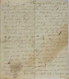 Z Warszawy 03.10.1771