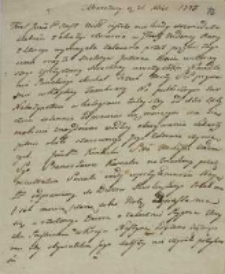 Z Warszawy 26.12.1771