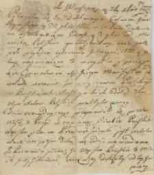 Z Warszawy 26.12.1771