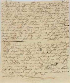 List od Granic Węgierskich 1771/1772