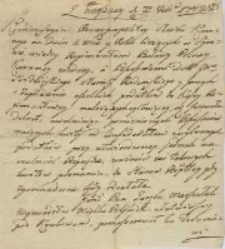 Z Warszawy 27.02.1772