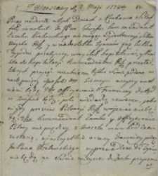 Z Warszawy 07.05.1772