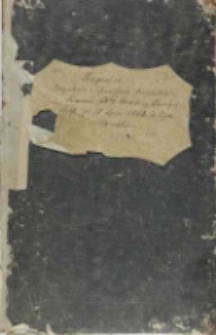 Regestra Przychodu i Rozchodu Pieniędzy w Kassie JW Hrabiny Działyńskiej od 1-go lipca 1862 do tegoż 1863 roku