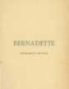 Bernadette soeur Marie-Bernard