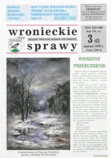 Wronieckie Sprawy 1996.03 R.7 Nr3(62)