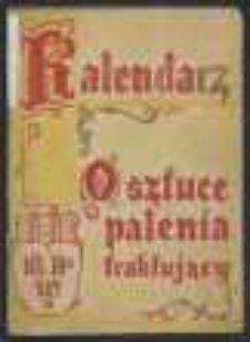 Kalendarz o sztuce palenia traktujący, 1938 rok