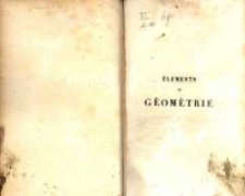 El&eacute;ments de g&eacute;om&eacute;trie: r&eacute;dig&eacute;s d'apr&egrave;s le nouveau programme de l'enseignement scientifique des lyc&eacute;es: suivis d'un compl&eacute;ment &agrave; l'usage des &eacute;l&egrave;ves de math&eacute;matiques sp&eacute;ciales