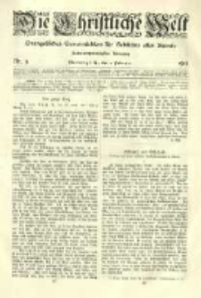 Die Christliche Welt: evangelisches Gemeindeblatt für Gebildete aller Stände. 1912.02.01 Jg.26 Nr.5