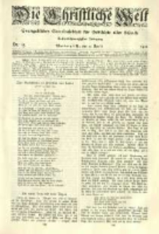 Die Christliche Welt: evangelisches Gemeindeblatt f&uuml;r Gebildete aller St&auml;nde. 1912.04.11 Jg.26 Nr.15