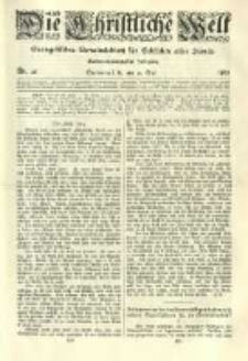 Die Christliche Welt: evangelisches Gemeindeblatt f&uuml;r Gebildete aller St&auml;nde. 1912.05.23 Jg.26 Nr.21