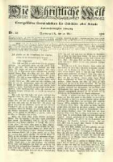 Die Christliche Welt: evangelisches Gemeindeblatt f&uuml;r Gebildete aller St&auml;nde. 1912.05.30 Jg.26 Nr.22