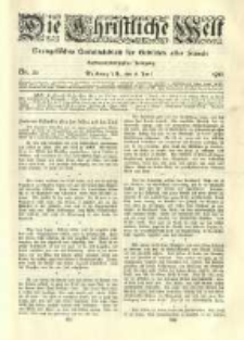 Die Christliche Welt: evangelisches Gemeindeblatt f&uuml;r Gebildete aller St&auml;nde. 1912.06.06 Jg.26 Nr.23