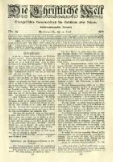 Die Christliche Welt: evangelisches Gemeindeblatt für Gebildete aller Stände. 1912.06.20 Jg.26 Nr.25