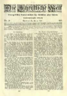 Die Christliche Welt: evangelisches Gemeindeblatt f&uuml;r Gebildete aller St&auml;nde. 1912.06.27 Jg.26 Nr.26