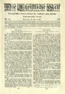 Die Christliche Welt: evangelisches Gemeindeblatt f&uuml;r Gebildete aller St&auml;nde. 1912.07.18 Jg.26 Nr.29