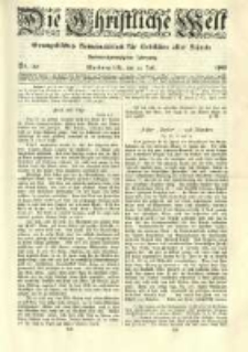 Die Christliche Welt: evangelisches Gemeindeblatt f&uuml;r Gebildete aller St&auml;nde. 1912.07.25 Jg.26 Nr.30