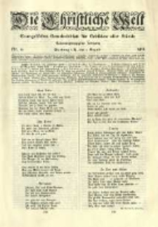 Die Christliche Welt: evangelisches Gemeindeblatt f&uuml;r Gebildete aller St&auml;nde. 1912.08.01 Jg.26 Nr.31