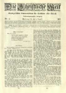 Die Christliche Welt: evangelisches Gemeindeblatt für Gebildete aller Stände. 1912.08.08 Jg.26 Nr.32