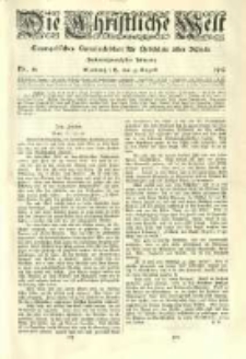 Die Christliche Welt: evangelisches Gemeindeblatt für Gebildete aller Stände. 1912.08.15 Jg.26 Nr.33