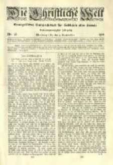 Die Christliche Welt: evangelisches Gemeindeblatt f&uuml;r Gebildete aller St&auml;nde. 1912.09.05 Jg.26 Nr.36