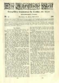 Die Christliche Welt: evangelisches Gemeindeblatt f&uuml;r Gebildete aller St&auml;nde. 1912.09.12 Jg.26 Nr.37