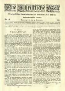 Die Christliche Welt: evangelisches Gemeindeblatt f&uuml;r Gebildete aller St&auml;nde. 1912.09.19 Jg.26 Nr.38