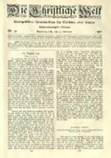 Die Christliche Welt: evangelisches Gemeindeblatt f&uuml;r Gebildete aller St&auml;nde. 1912.10.10 Jg.26 Nr.41
