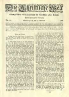 Die Christliche Welt: evangelisches Gemeindeblatt f&uuml;r Gebildete aller St&auml;nde. 1912.10.17 Jg.26 Nr.42