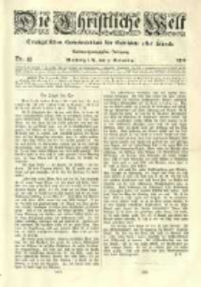 Die Christliche Welt: evangelisches Gemeindeblatt f&uuml;r Gebildete aller St&auml;nde. 1912.11.07 Jg.26 Nr.45