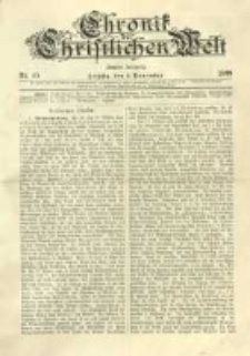 Chronik der christlichen Welt. 1899.11.09 Jg.9 Nr.45