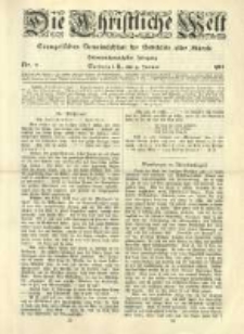 Die Christliche Welt: evangelisches Gemeindeblatt für Gebildete aller Stände. 1913.01.09 Jg.27 Nr.2