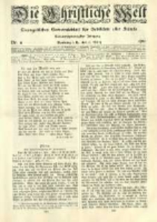 Die Christliche Welt: evangelisches Gemeindeblatt f&uuml;r Gebildete aller St&auml;nde. 1913.03.13 Jg.27 Nr.11