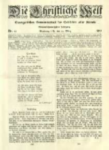 Die Christliche Welt: evangelisches Gemeindeblatt f&uuml;r Gebildete aller St&auml;nde. 1913.03.20 Jg.27 Nr.12