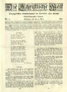 Die Christliche Welt: evangelisches Gemeindeblatt für Gebildete aller Stände. 1913.03.20 Jg.27 Nr.12